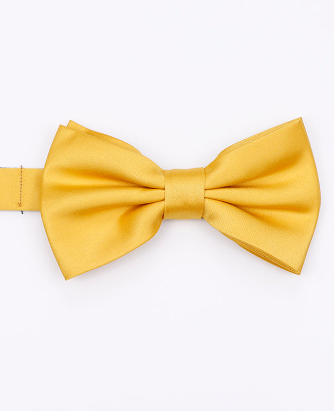 Noeud Papillon Jaune n°1 Homme en Polyester «Anatole»