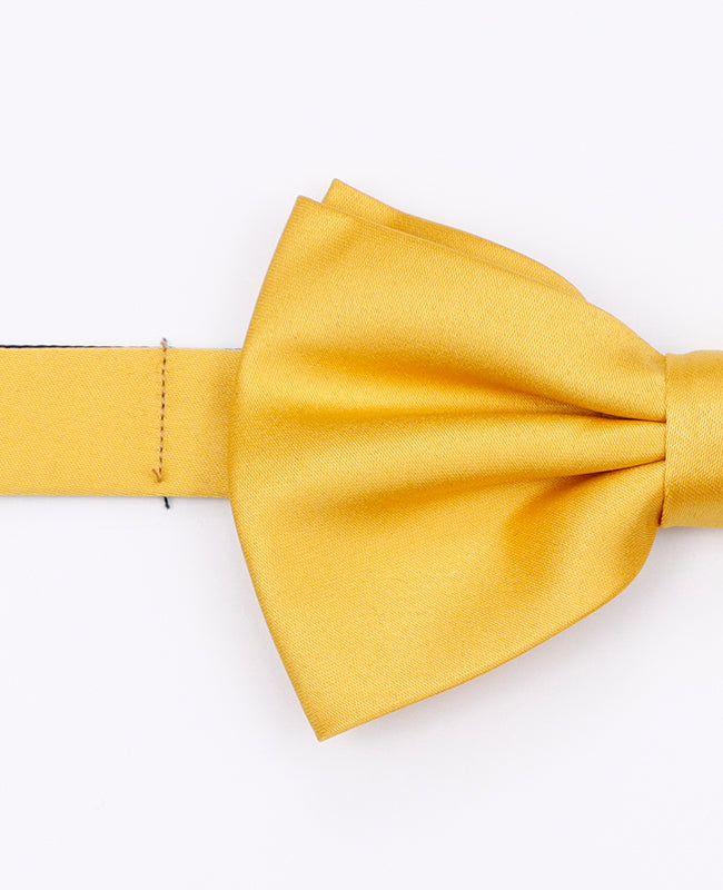 Noeud Papillon Jaune n°1 Homme en Polyester «Anatole»