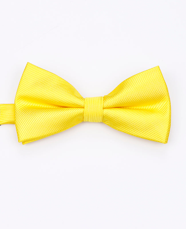 Noeud Papillon Jaune n°1 Homme en Polyester | Lucien - Unipap's