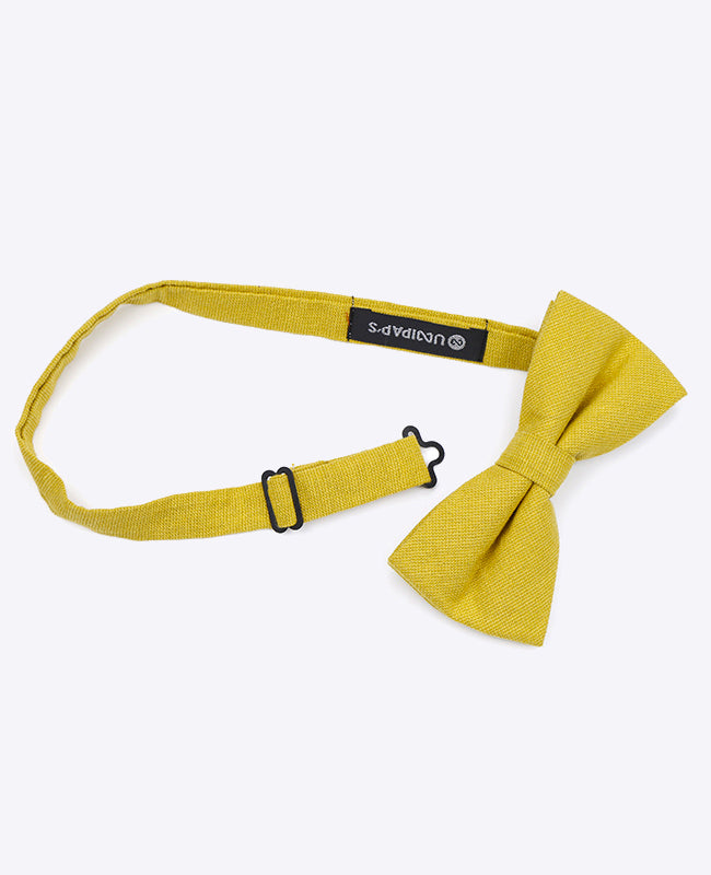 Noeud Papillon Jaune Homme en Coton | Edgard | Unipap's