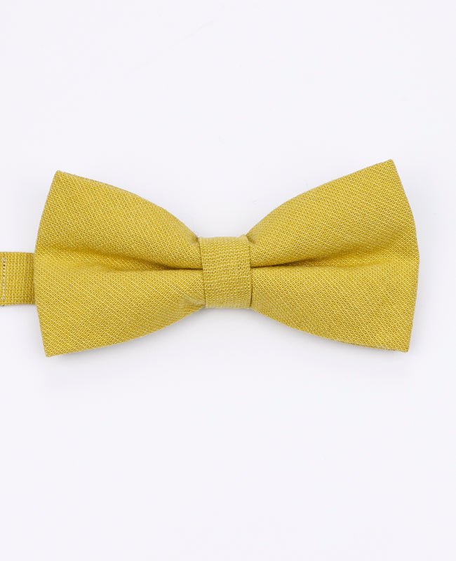 Noeud Papillon Jaune Homme en Coton | Edgard | Unipap's