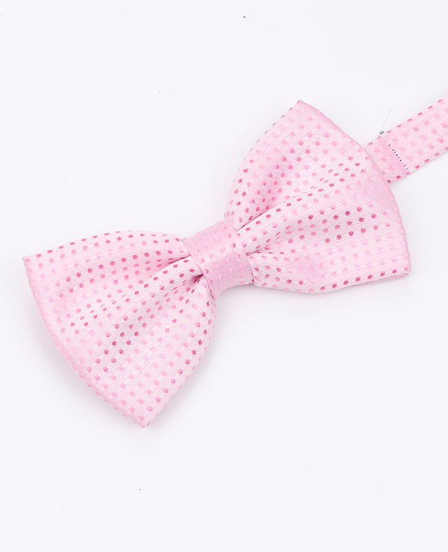 Noeud Papillon Rose n°3 à Pois Homme en Polyester | Louis - Unipap's