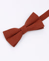 Noeud Papillon Terracotta Homme en Coton «Edgard»