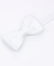 Noeud Papillon Blanc Homme en Tricot «Léon»