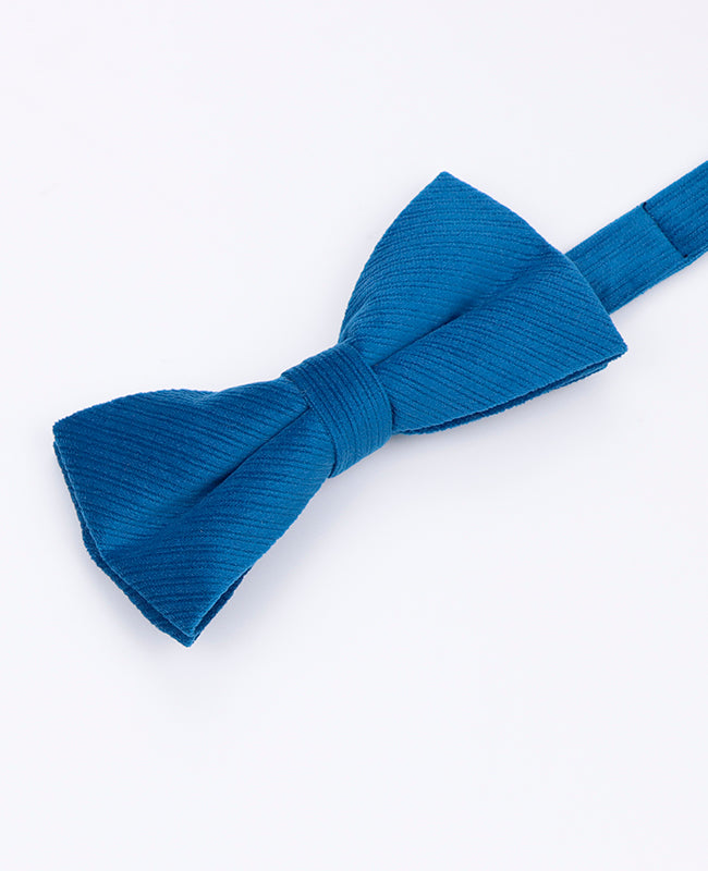 Noeud Papillon Bleu n°2 Homme en Velours «Marius»