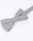 Noeud Papillon Gris n°1 Homme en Effet Velours | Simon - Unipap's