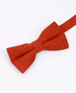Noeud Papillon Orange n°2 Homme en Effet Velours | Simon - Unipap's