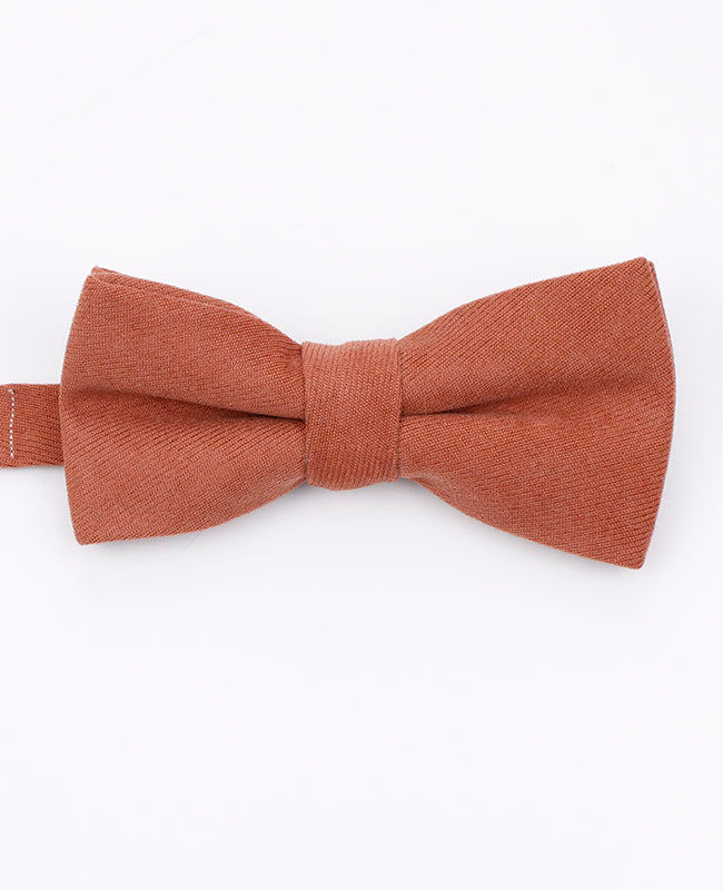 Noeud Papillon Orange n°3 Homme en Effet Velours | Simon - Unipap's