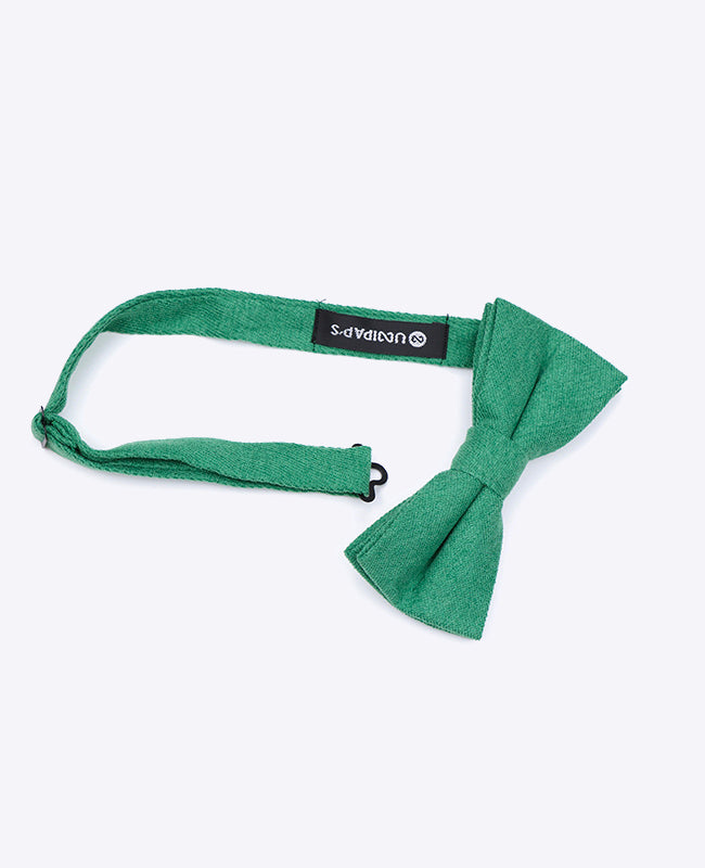 Noeud Papillon Vert n°3 Homme en Effet Velours | Simon - Unipap's