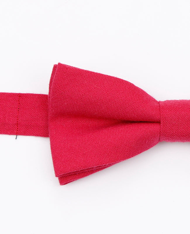 Noeud Papillon Rouge Homme en Coton «Edgard»