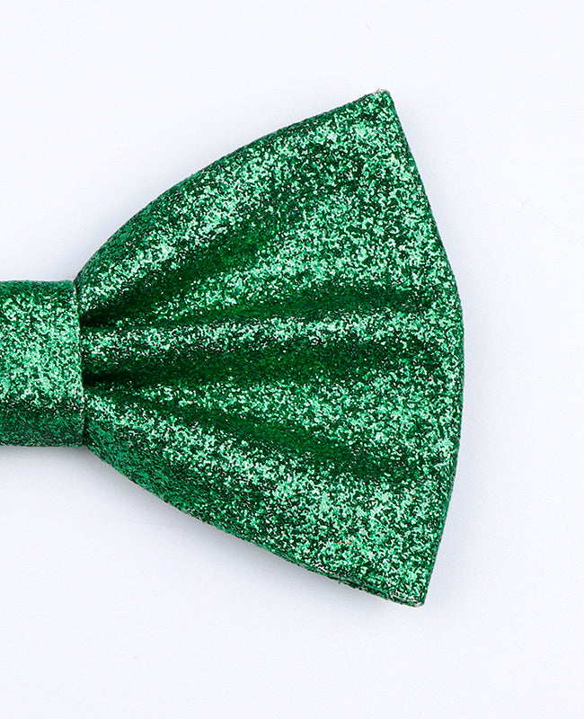 Noeud Papillon à Paillette Vert n°1 Homme en Polyester «Olive»