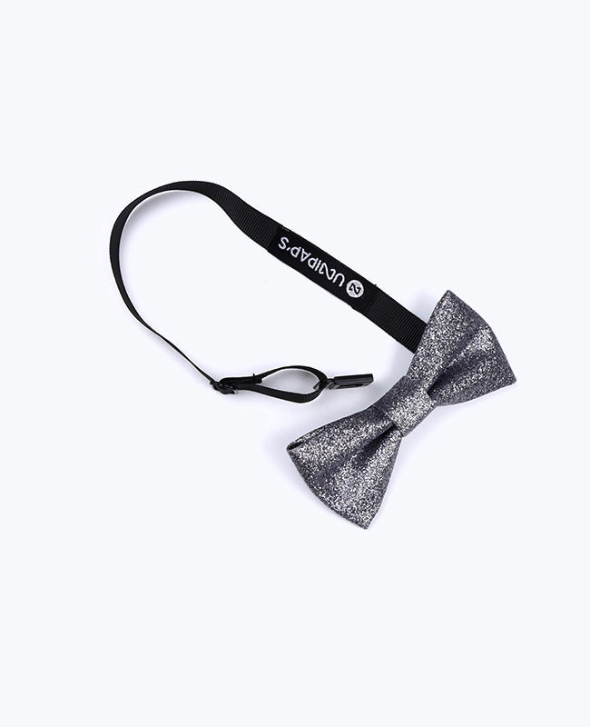 Noeud Papillon à Paillettes Argent n°1 Enfant en Polyester «Olive»