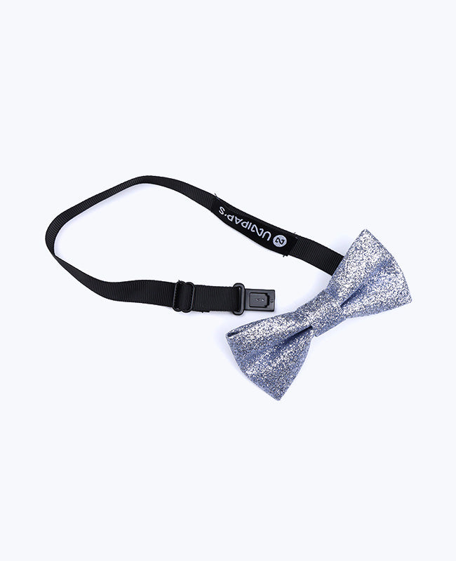Noeud Papillon à Paillettes Argent n°2 Enfant en Polyester «Olive»