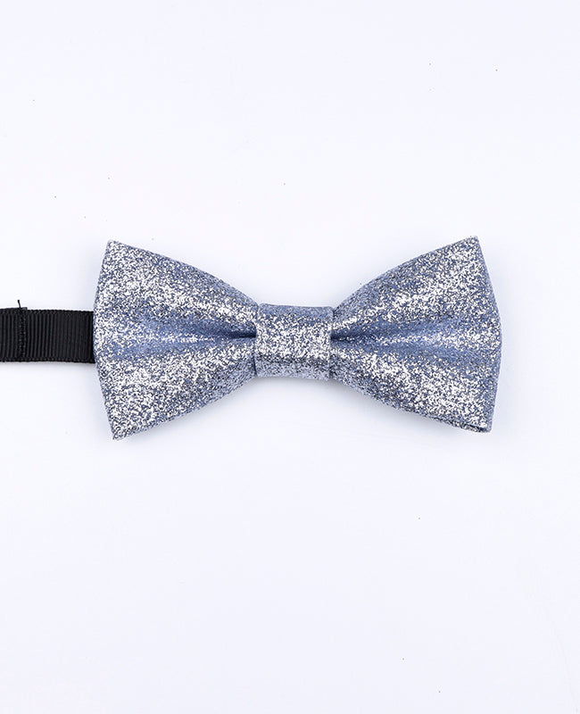 Noeud Papillon à Paillettes Argent n°2 Enfant en Polyester «Olive»