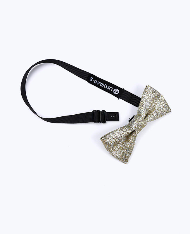 Noeud Papillon à Paillettes Argent n°3 Enfant en Polyester «Olive»