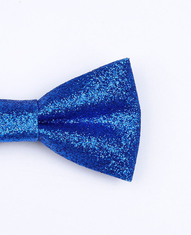 Noeud Papillon à Paillettes Bleu n°1 Enfant en Polyester «Olive»