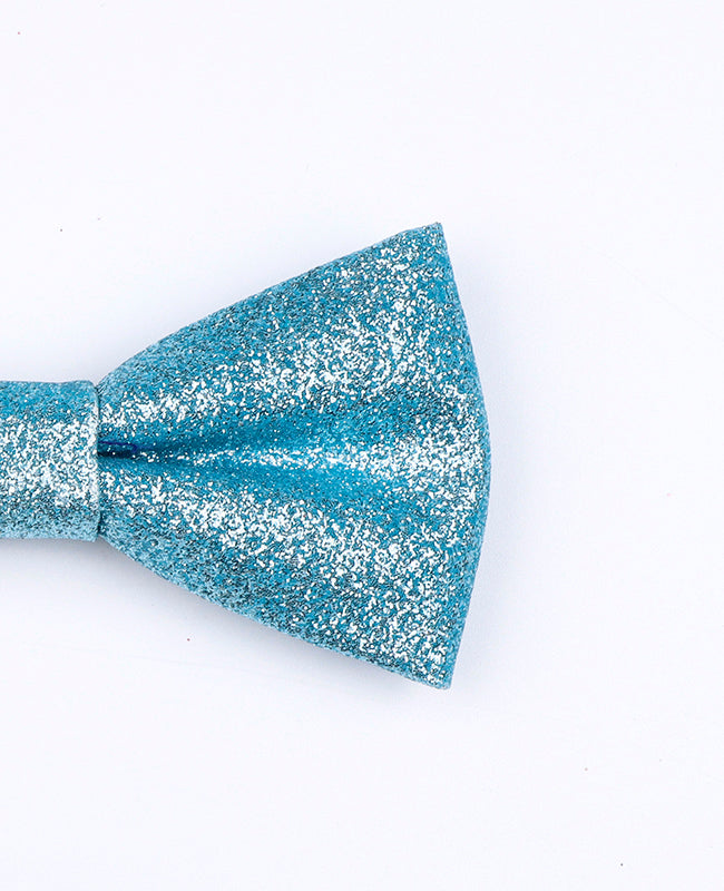 Noeud Papillon à Paillettes Bleu n°3 Enfant en Polyester «Olive»