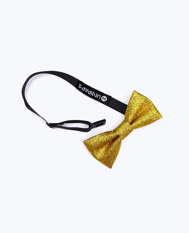 Noeud Papillon à Paillettes Doré n°1 Enfant en Polyester «Olive»