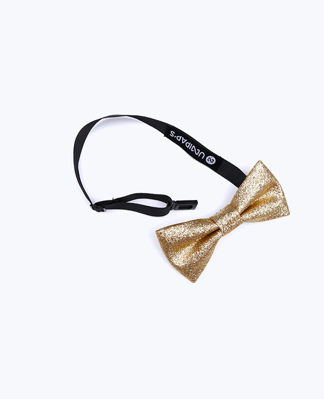 Noeud Papillon à Paillettes Doré n°4 Enfant en Polyester «Olive»