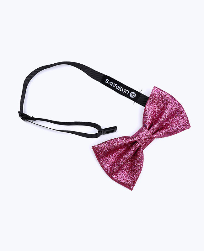 Noeud Papillon à Paillettes Rose n°1 Homme en Polyester «Olive»