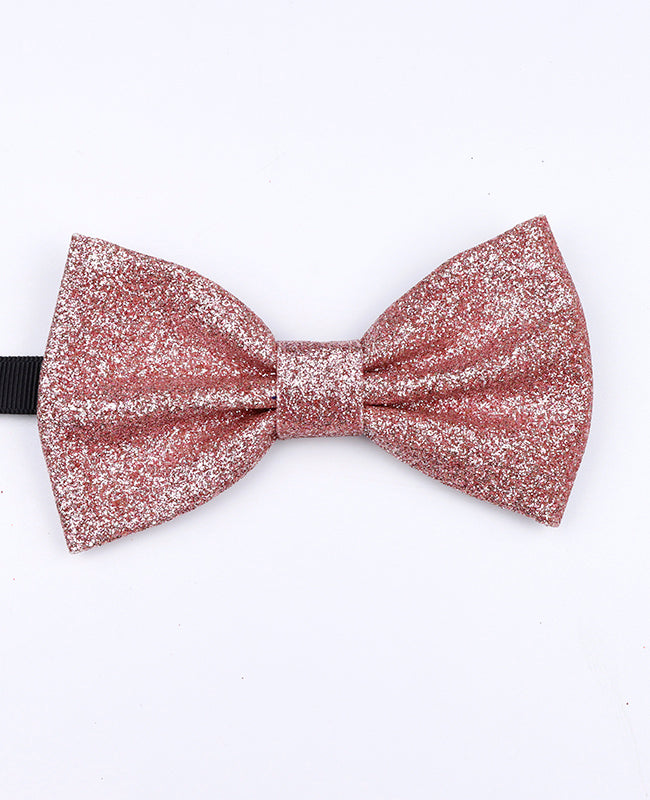 Noeud Papillon à Paillettes Rose n°4 Homme en Polyester «Olive»