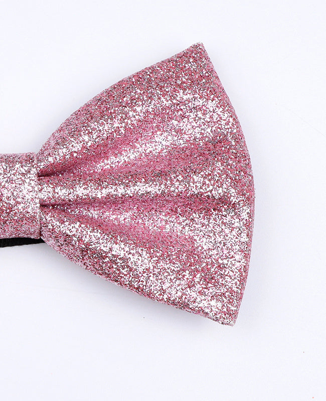 Noeud Papillon à Paillettes Rose n°5 Homme en Polyester «Olive»