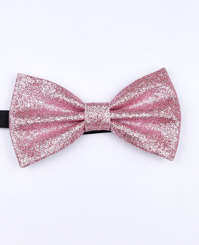 Noeud Papillon à Paillettes Rose n°5 Homme en Polyester «Olive»