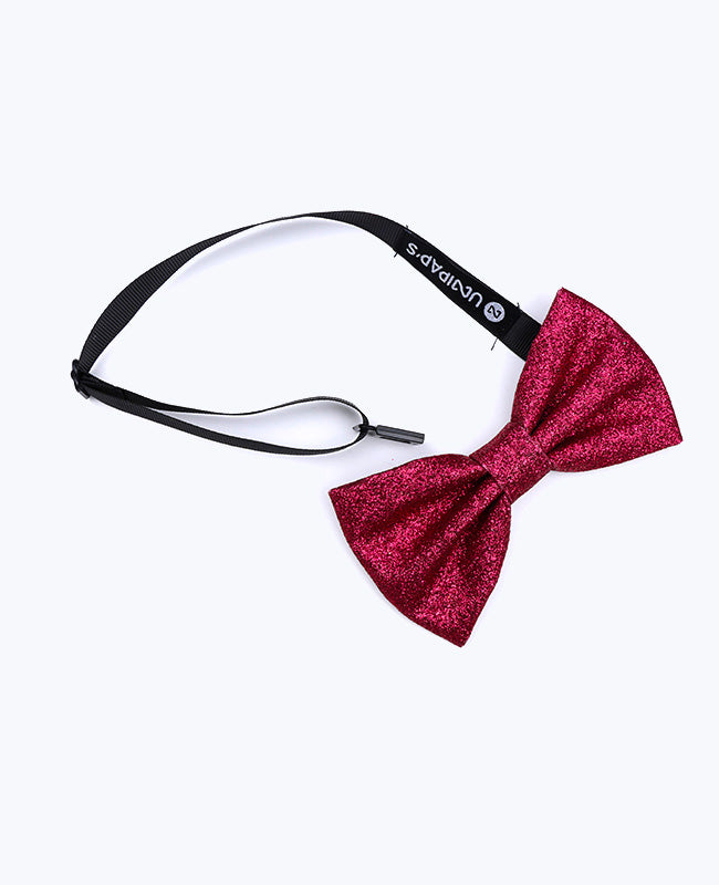 Noeud Papillon à Paillettes Rouge n°1 Homme en Polyester «Olive»