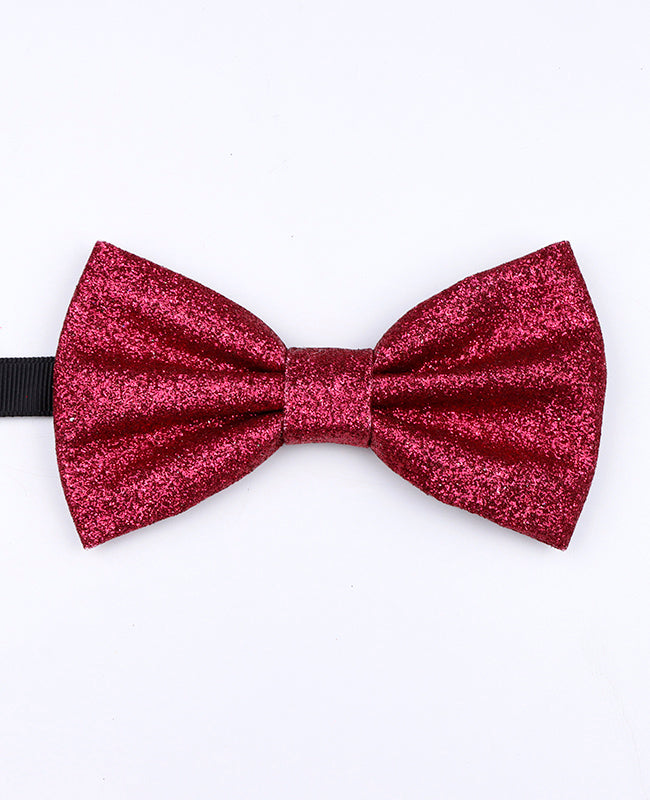 Noeud Papillon à Paillettes Rouge n°1 Homme en Polyester «Olive»