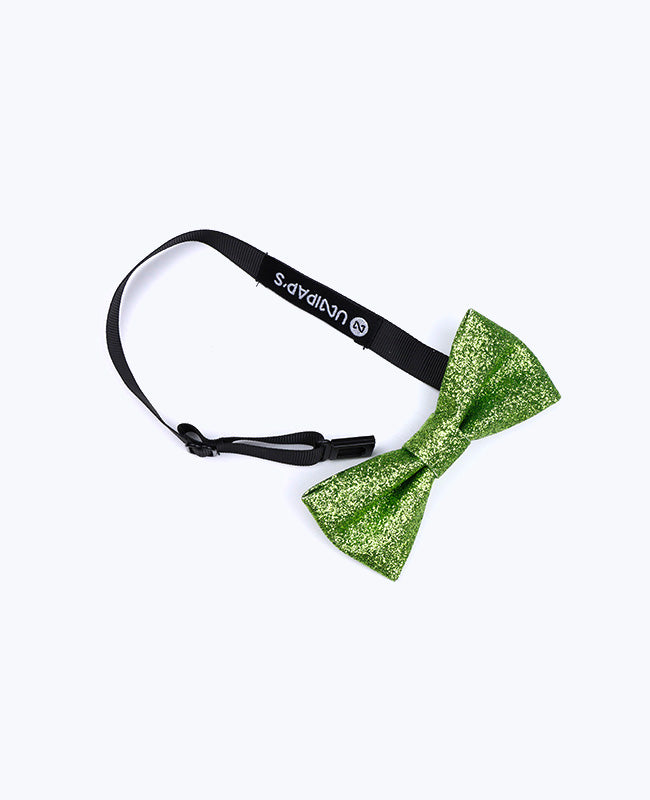 Noeud Papillon à Paillettes Vert n°2 Enfant en Polyester «Olive»