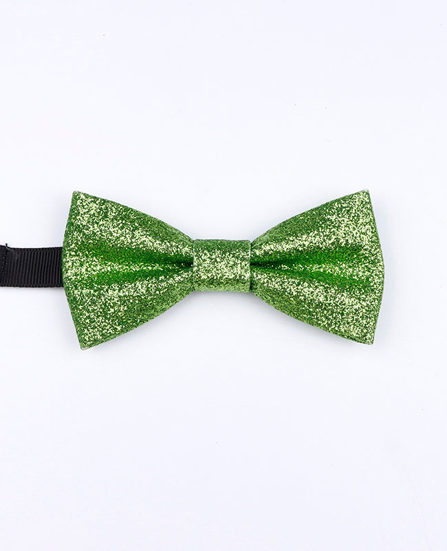 Noeud Papillon à Paillettes Vert n°2 Enfant en Polyester «Olive»