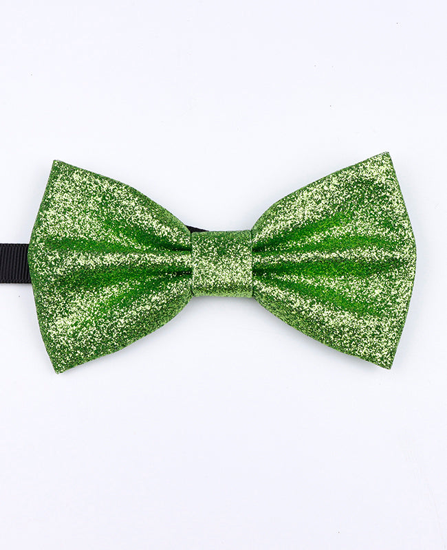 Noeud Papillon à Paillettes Vert n°2 Homme en Polyester «Olive»