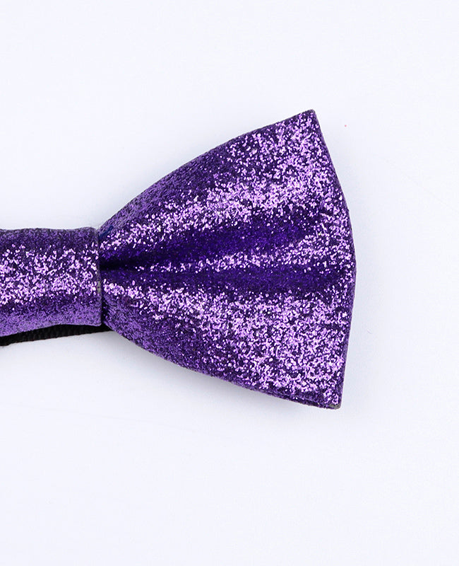 Noeud Papillon à Paillettes Violet Enfant en Polyester «Olive»