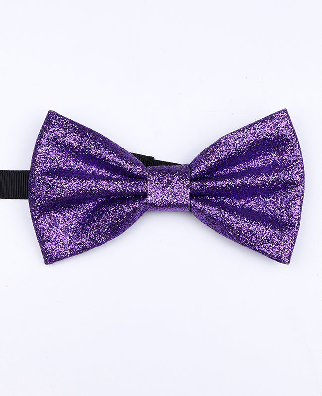 Noeud Papillon à Paillettes Violet Homme en Polyester «Olive»