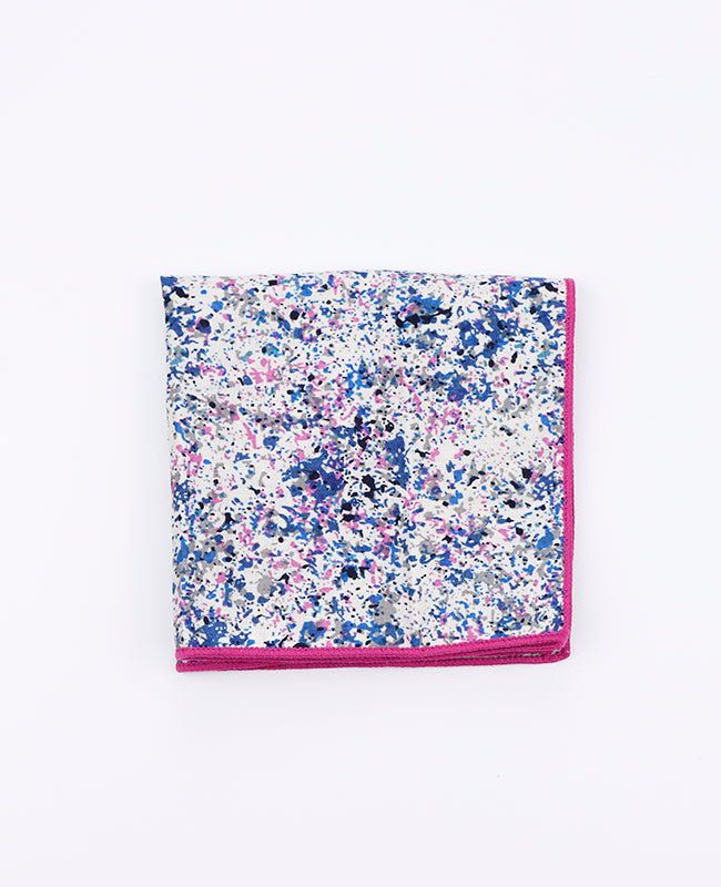 Pochette de Costume Liberty Blanc n°1 en Coton | Charles - Unipap's