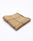Pochette de Costume Tartan Marron n°1 en Laine | Nobert - Unipap's