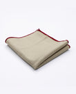 Pochette de Costume Beige n°2 en Lin | Basile - Unipap's