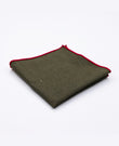 Pochette de Costume Vert n°1 en Lin | Basile - Unipap's