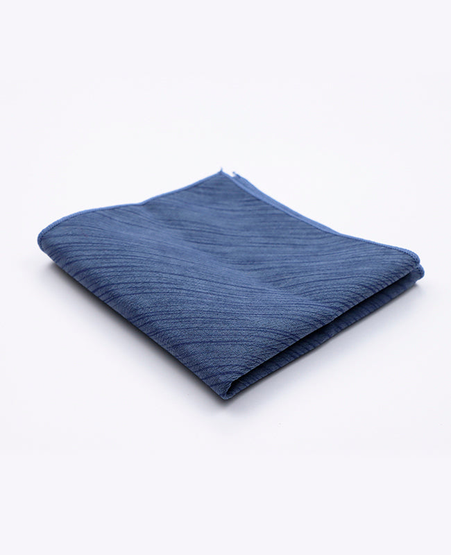 Pochette de Costume Bleu n°1 en Polyester | Augustin - Unipap's