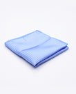 Pochette de Costume Bleu n°2 à Pois en Polyester «Louis»