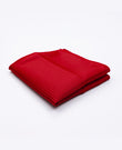 Pochette de Costume Rouge n°1 à Pois en Polyester «Louis»
