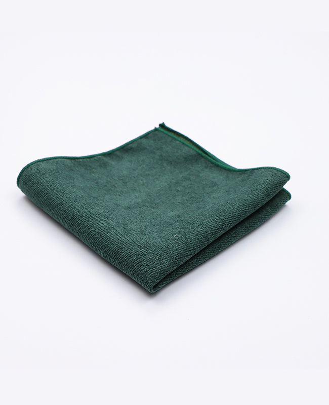 Pochette de Costume Vert n°1 en Effet Velours | Simon - Unipap's