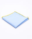 Pochette de Costume Bleu n°8 en Coton «Edgard»