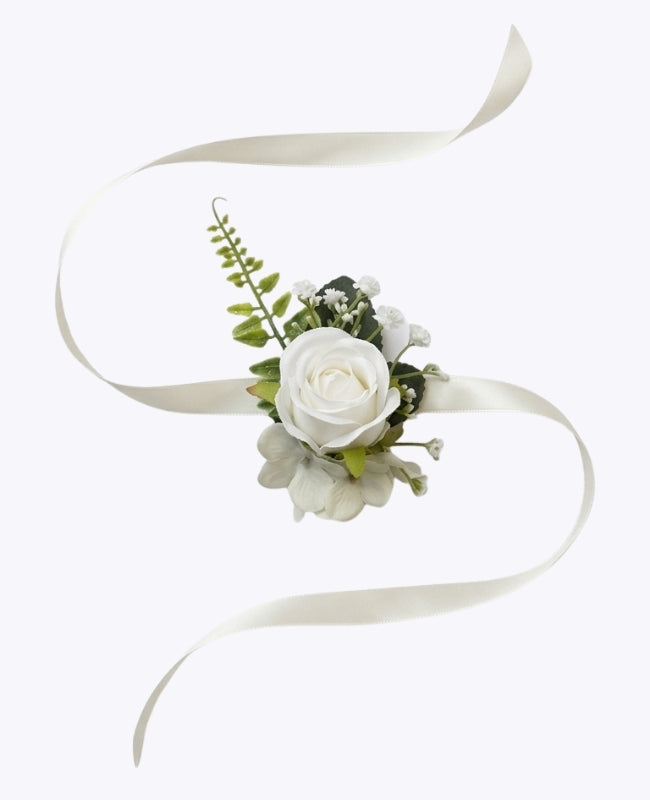 Bracelet Fleur Blanc Femme "Gabriel"