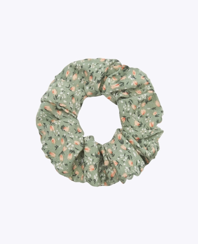Chouchou Liberty Vert n°2 Femme «Suzanne»