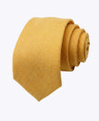 Cravate Jaune n°1 Homme en Effet Velours «Simon»
