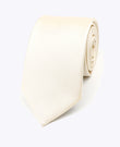 Cravate à Paillette Blanc n°1 Homme en Polyester | Armand - Unipap's