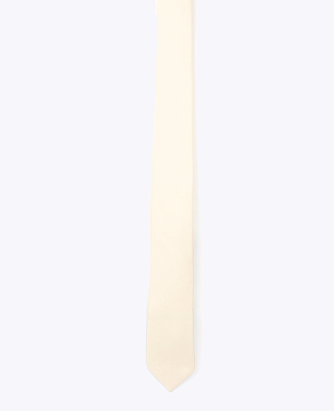 Cravate à Paillettes Blanc n°1 Homme en Polyester «Armand»