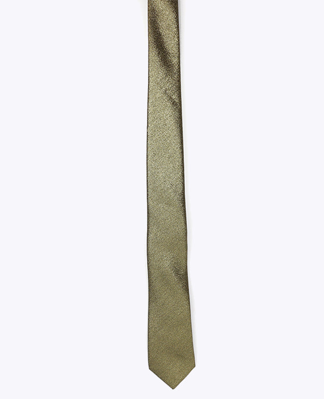 Cravate à Paillettes Noir n°3 Homme en Polyester «Isidore»