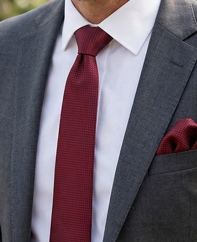 Cravate Rouge n°1 Homme en Polyester «Martin»
